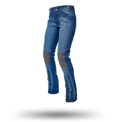 Women Moto Jeans Adrenaline Rock Lady, Blue