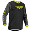Moto Jersey Fly Racing F-16, Yellow, 2X - Large