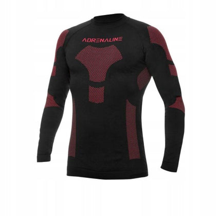 Thermal-Active Moto Shirt Adrenaline Frost, Black/Red