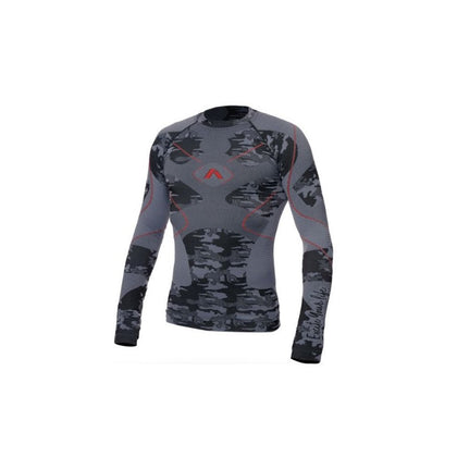 Thermal-Active Moto Shirt Adrenaline Glacier, Grey/Black