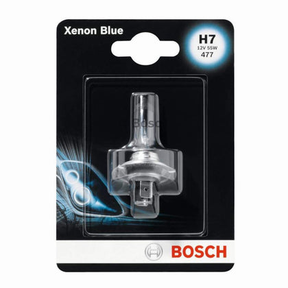 Bombilla Halógena H7 Bosch Xenón Azul, 55W, 12V