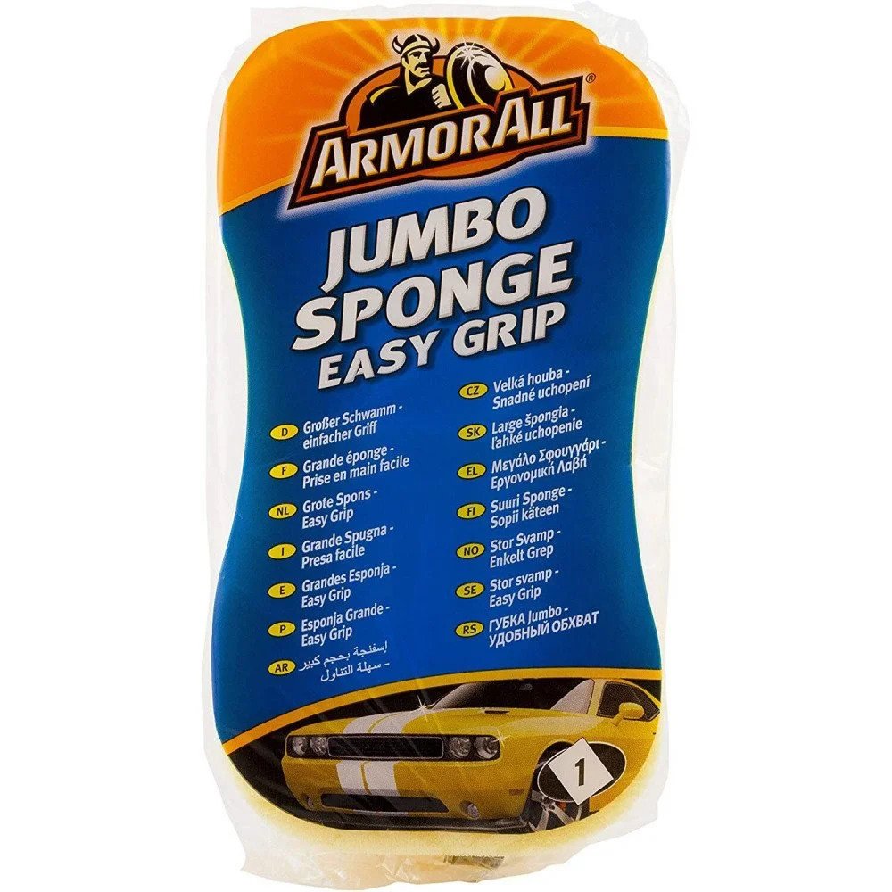 Car Washing Sponge Armor All Jumbo Sponge Easy Grip