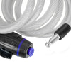 Cablu Antifurt Bicicleta Oxford Cable Lock Clear, 12 x 1800mm