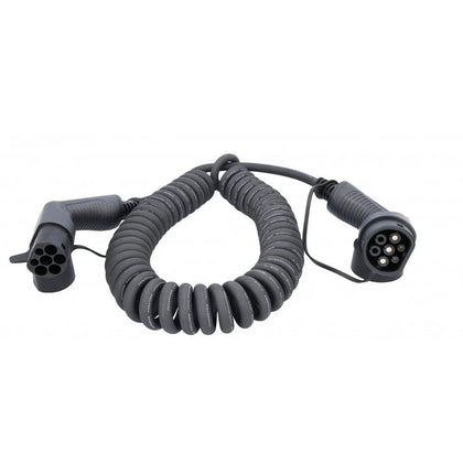Efuturo Flexible Spiral Charging Cable Type 2 to Type 2, 7.4kW, 32A, 230V, 5m