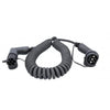Efuturo Flexible Spiral Charging Cable Type 2 to Type 2, 7.4kW, 32A, 230V, 8m