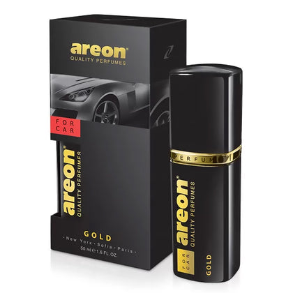 Car Air Freshener Areon for Car, Gold, 50ml