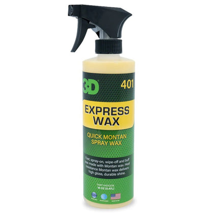 Tekutý vosk do auta 3D Express Wax, 473 ml