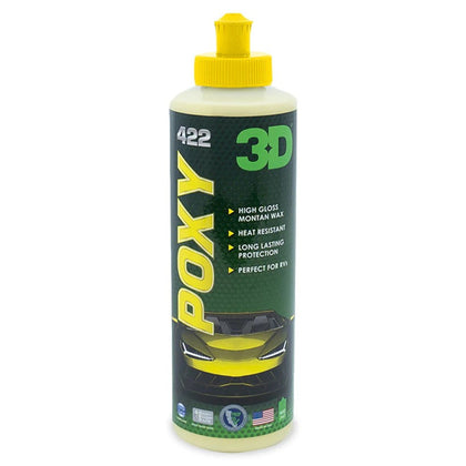 Liquid Car Wax 3D Poxy, 236 ml