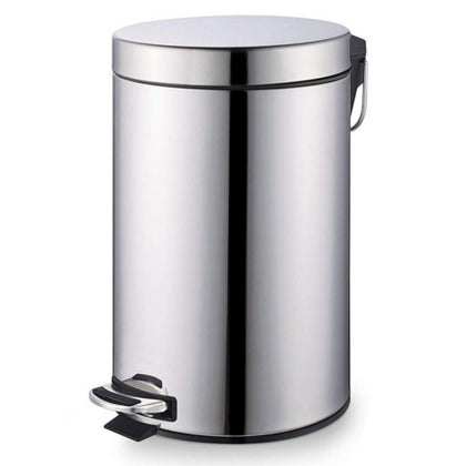 Pattumiera in Acciaio Inox con Coperchio Esenia, 40L