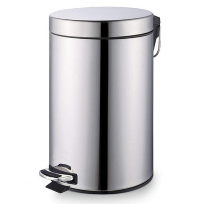 Stainless Steel Trash Can with Lid Esenia, 40L