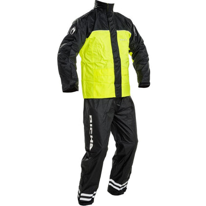 Moto Costume Richa Fluo regenpak, geel/zwart