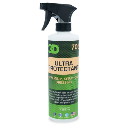 Tire and Plastic Dressing 3D Ultra Protectant, 473ml