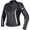 Veste de moto en cuir pour femme Richa Laura, noir/blanc