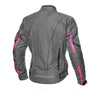 Women Moto Jacket Adrenaline Love Ride 2.0, Black/Pink