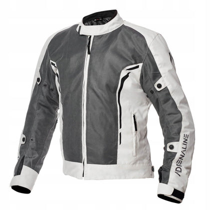 Moto Jacket Adrenaline Meshtec 2.0, White/Grey