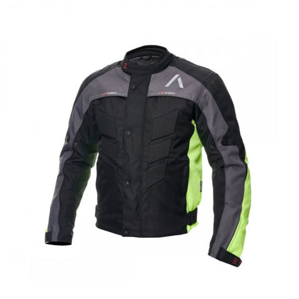 Moto Jacket Adrenaline Pyramid 2.0 PPE, Black/Grey/Green