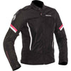 Naisten mototakki Richa Airbender -takki, musta/vaaleanpunainen