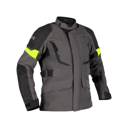 Dame Moto-jakke Richa Cyclone 2 Gore-Tex-jakke, Grå/Gul