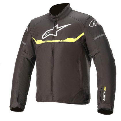 Waterproof Moto Jacket Alpinestars T-SP S Jacket, Black/Yellow