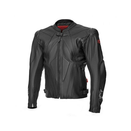 Moto Leather Jacket Adrenaline Symetric, Black