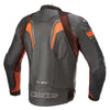 Moto Leather Jacket Alpinestars GP Plus V3 Rideknit, Black/Red