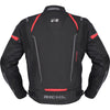 Motociklistička jakna Richa Airstream 3, crna/crvena