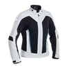 Damen Motorradjacke Richa Airstream-X Jacke, Grau/Schwarz