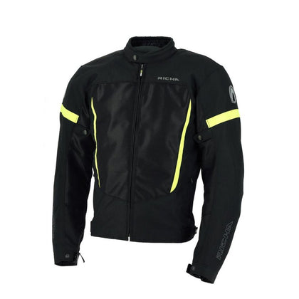 Moto-takki Richa Airbender -takki, musta/keltainen