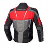 Touring Moto Jacket Adrenaline Scorpio PPE, Black/Grey/Red