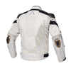 Touring Moto Jacket Adrenaline Virgo, White/Black