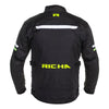 Touring Moto -takki Richa Buster WP pitkä takki, musta/keltainen