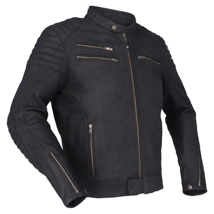 Moto kožená bunda Richa Charleston Jacket, čierna