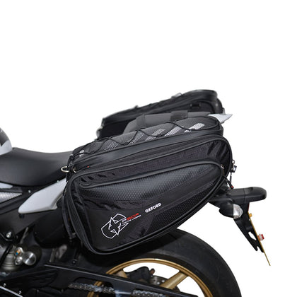 Divkārša motocikla soma Oxford P50R Pananiers, melna