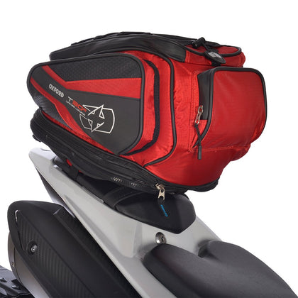 Mochila para Moto Oxford T30R Tail Pack, Rojo