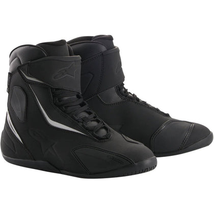 Moto Boots Alpinestars Fastback 2 Drystar Waterproof Shoes, Black
