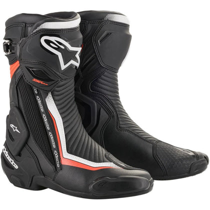 Moto Boots Alpinestars SMX Plus V2, Black/White/Red