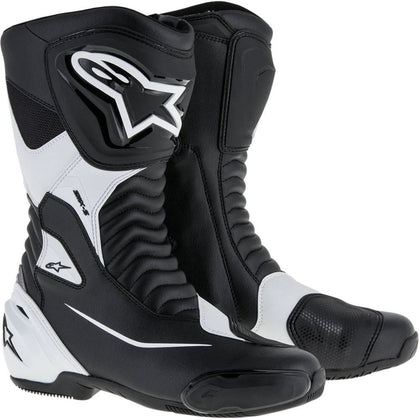 Moto Boots Alpinestars SMX S, Black/White