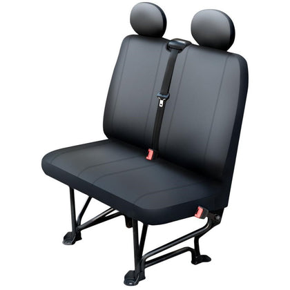 Eco Leather Van Seat Cover CarPassion, Black, L