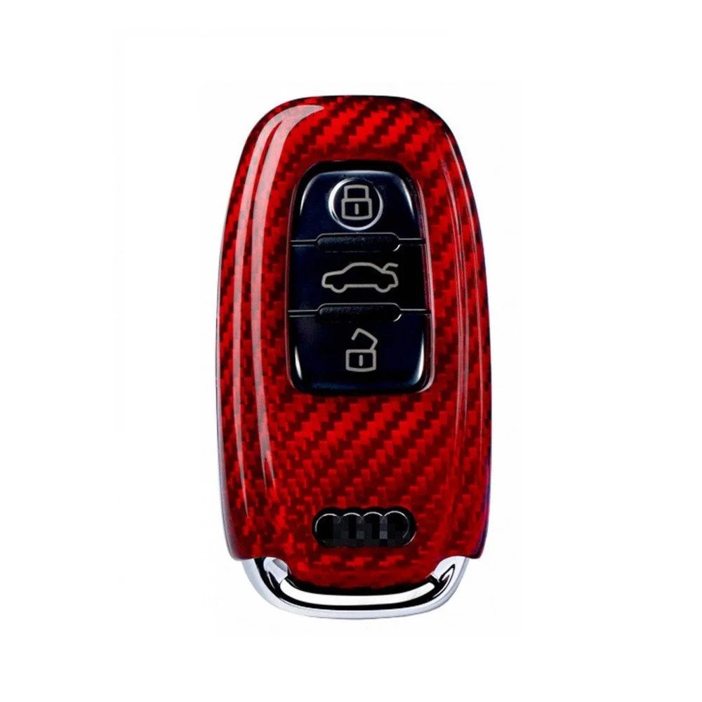 Für Audi Schlüsselcover Rot 