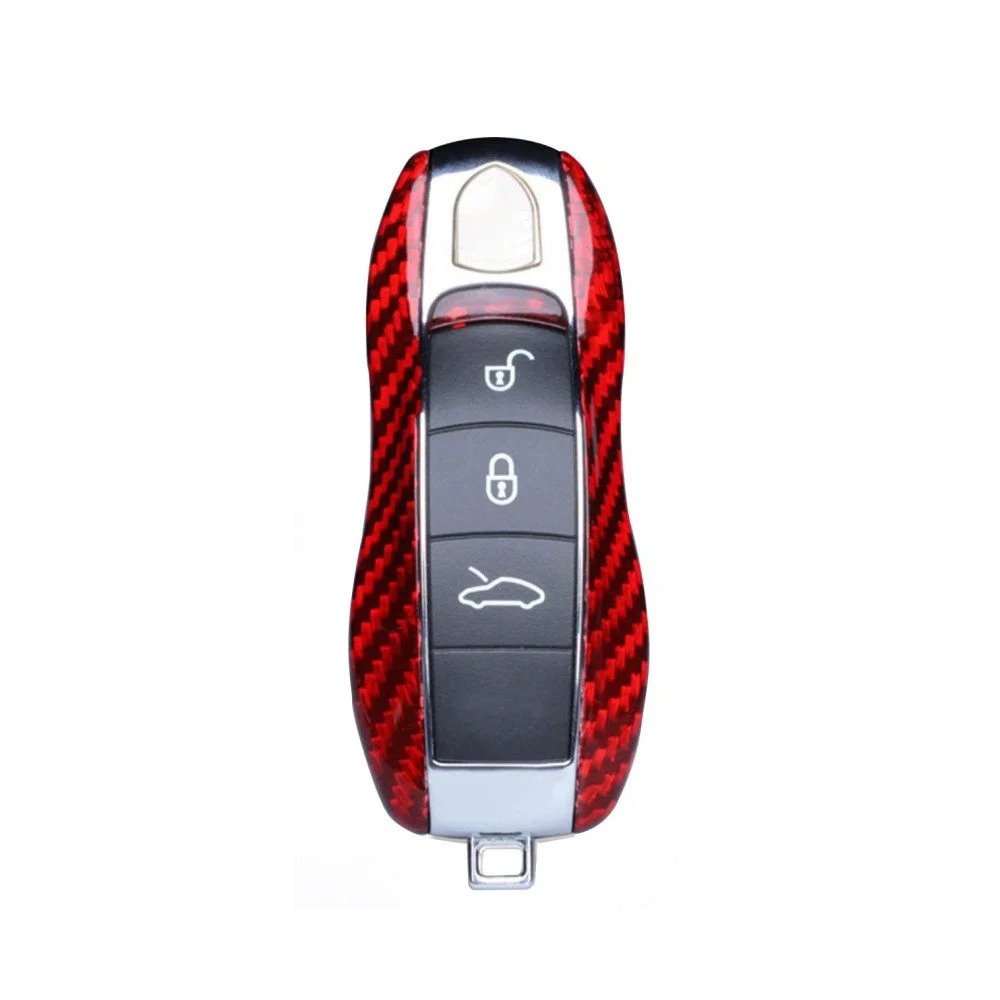 Vetter Porsche Carbon Key Case 3 Buttons, Glossy Red - CSAFPOR3GR - Pro  Detailing