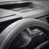 Steering Wheel Cover Umbrella Matrix, Black - Grey, 37 - 39mm