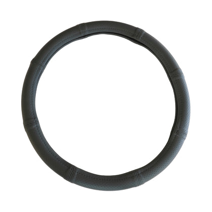 Κάλυμμα Τιμονιού Ομπρέλα Δερμάτινο, Μαύρο, 42-43cm