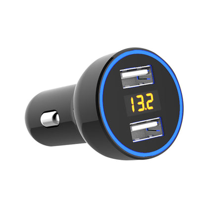 Auto Charger with Voltmeter Mega Drive, USB QC3.0