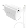 Carregador Vetter chargeUP USB C, Smart Travel, 20W, Branco