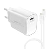 Oplader Vetter chargeUP USB C, Smart Travel, 20W, Hvid