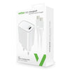 Cargador Vetter chargeUP USB C, Smart Travel, 20W, Blanco