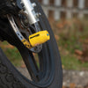 Zámok kolíkového disku na motocykel Oxford Patriot, 14 mm, žltý