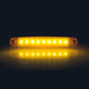 Lâmpada LED para Interior de Carro Mega Drive, 10cm, 12/24V, Laranja