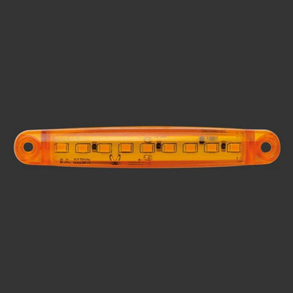 LED Bilinnerlampa Mega Drive, 10cm, 12/24V, Orange