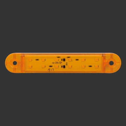 Lampada LED per interni auto Mega Drive 15,8 cm, 12/24 V, arancione